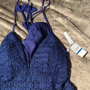 Trina Turk Women's Standard Dotti Maxi Dress, Plunge Neck, Beach Cover Up